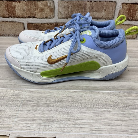 Nike Court Zoom NXT‎ HC Low Sail Cobalt Bliss Women's DV3282-103 Tennis Shoes - Picture 7 of 16